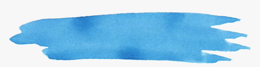 Blue Watercolor Brush Stroke Png, Transparent Png, Free Download