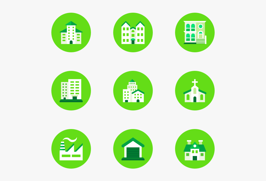 Buildings - Circle, HD Png Download, Free Download