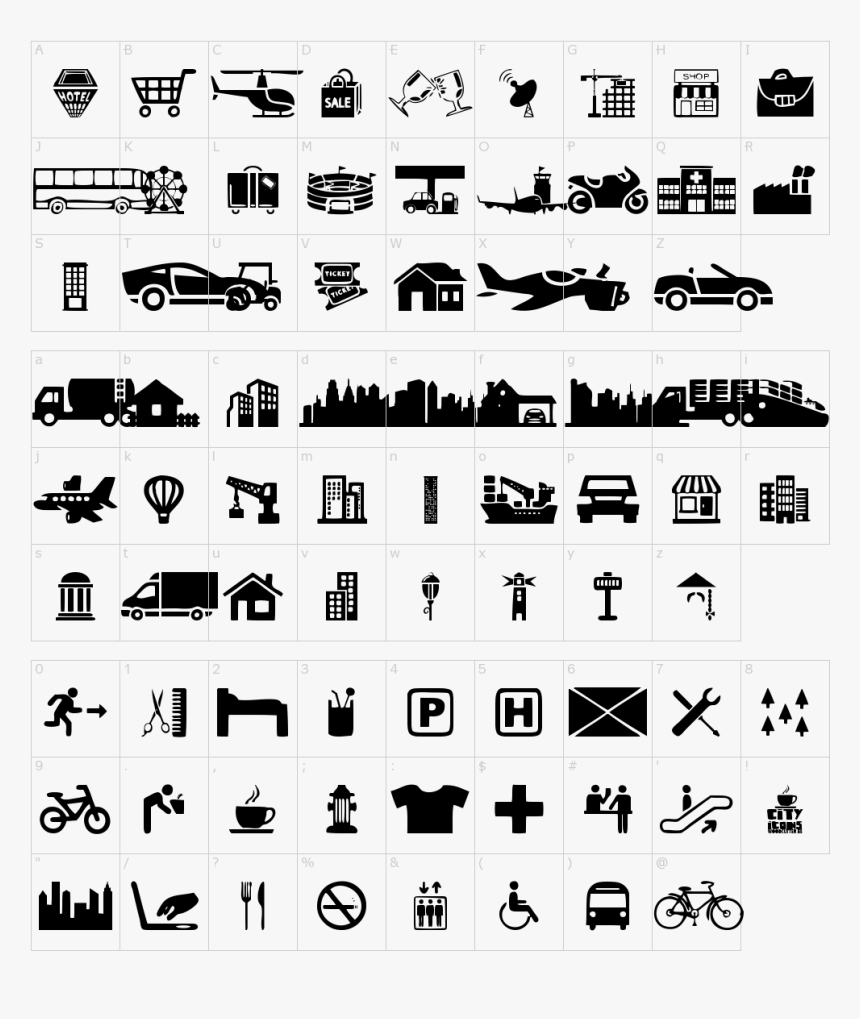 Transparent City Icon Png - Monochrome, Png Download, Free Download