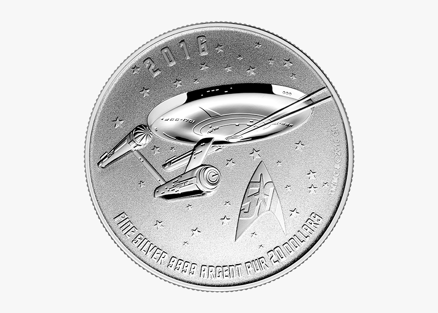 2016 Star Trek Silver Coin, HD Png Download, Free Download