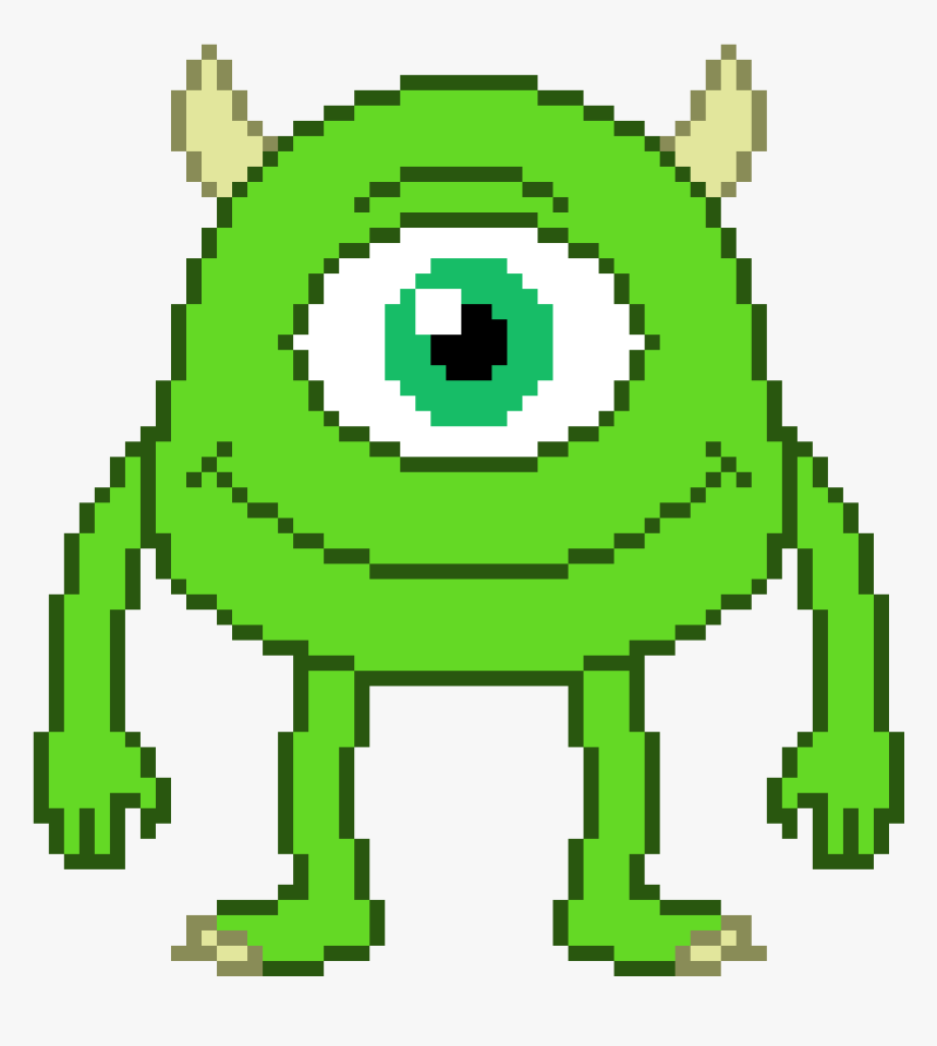 Transparent Mike Wazowski Png - Mike Wazowski Pixel Art, Png Download, Free Download