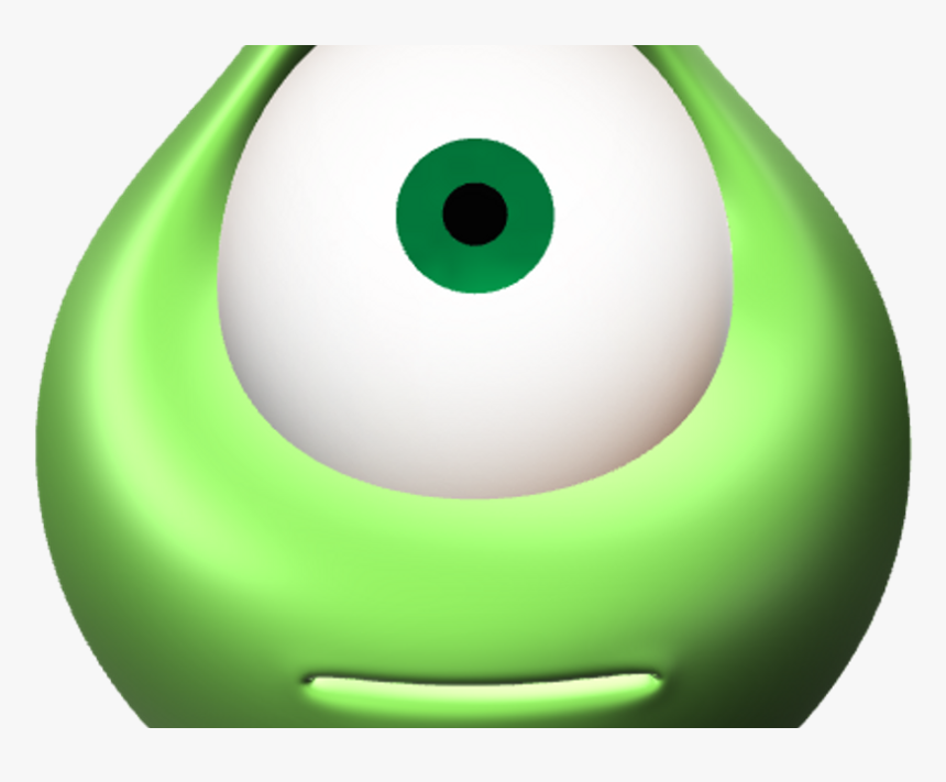 Transparent Face Mike Wazowski , Png Download - Mike Wazowski Head Png, Png Download, Free Download