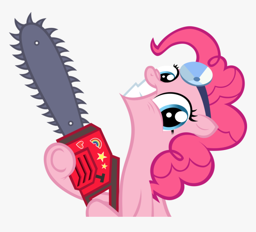 Pinkie Pie S Chainsaw By Sasukex125-d5qpx3q - Pinkie Pie Cupcakes Hd, HD Png Download, Free Download