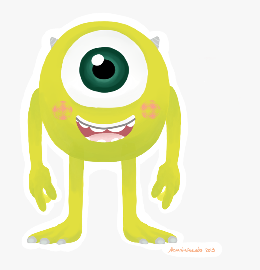 Transparent Mike Wazowski Png - Cute Mike Wazowski Mu, Png Download, Free Download