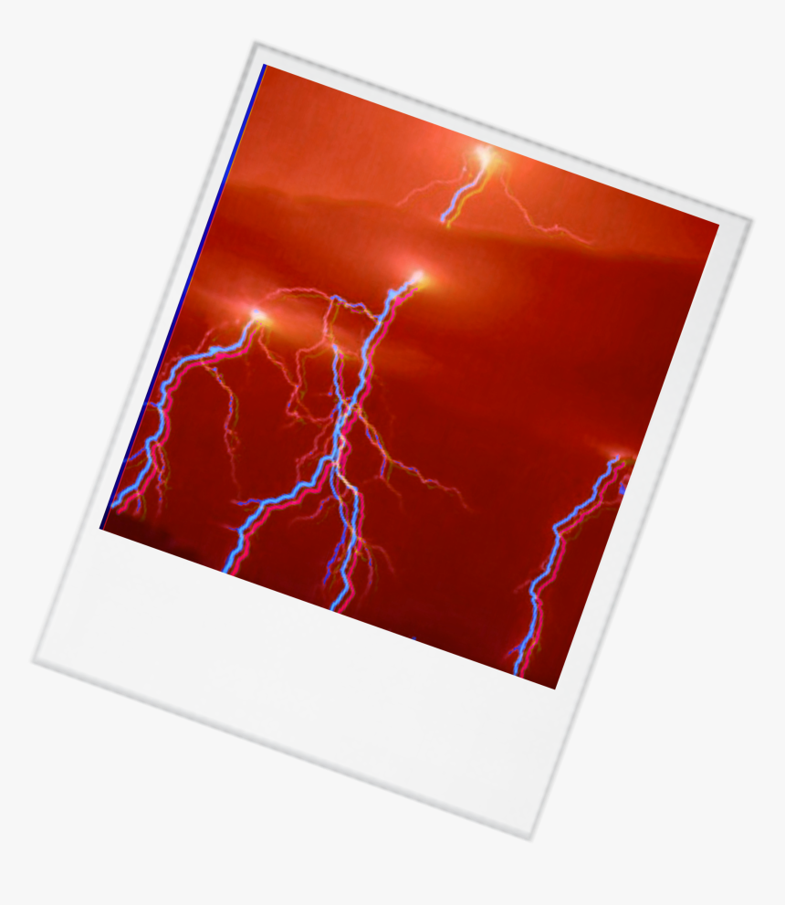 #red #aesthetic #glitch #lightning #tumblr - Red Aesthetic, HD Png Download, Free Download