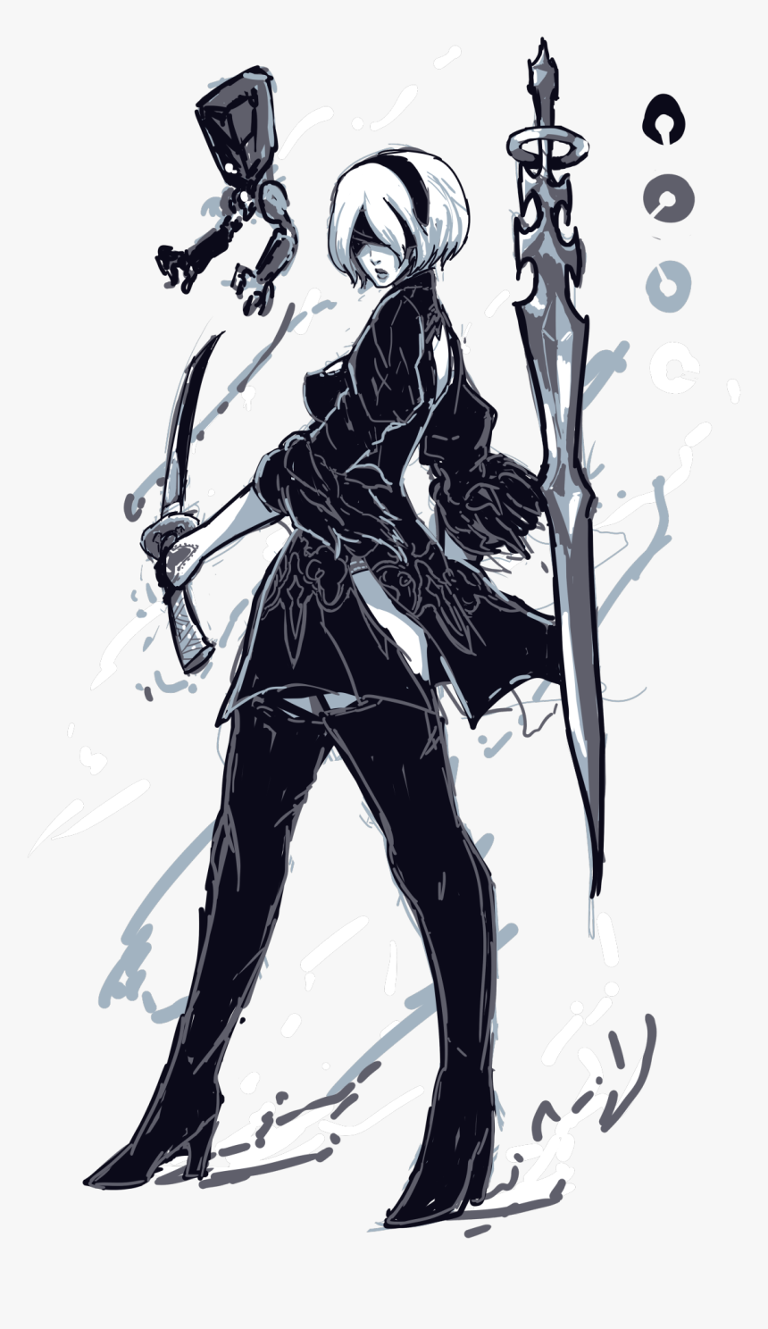 Transparent Nier Automata 2b Png - Nier: Automata, Png Download, Free Download