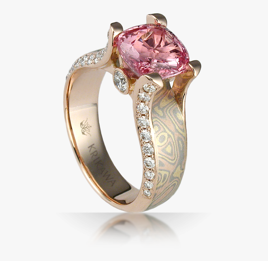 Mokume Engagement Ring, HD Png Download, Free Download