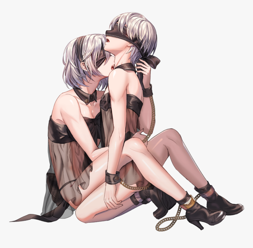 Automata Nier Human Hair Color Cartoon Leg Anime - 2b X 9s Kinky Hentai, HD Png Download, Free Download