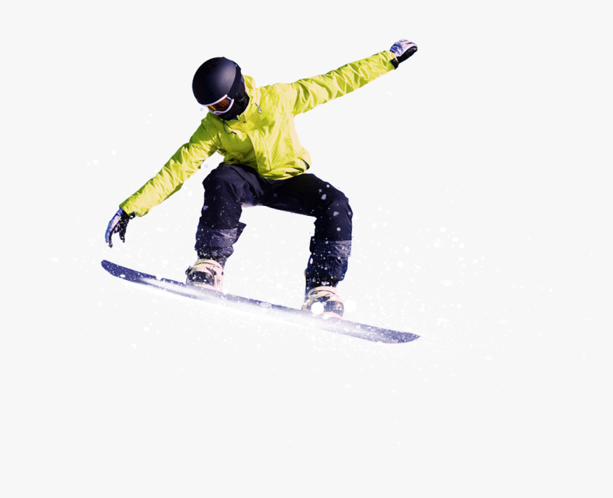 Slider 3 Slide 3 Boarder - Person Snowboarding Transparent Background, HD Png Download, Free Download
