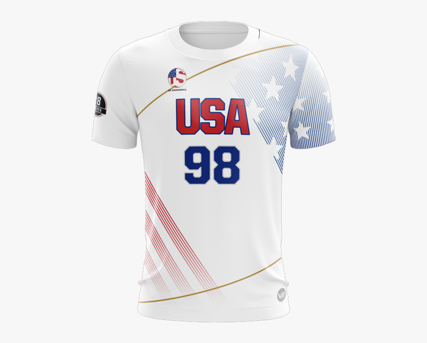 Us Dodgeball Light Jersey - Sports Jersey, HD Png Download, Free Download