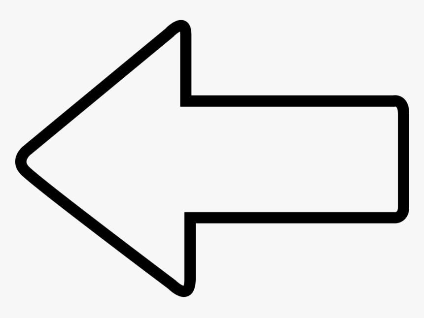 Left Arrow - Pfeil Nach Links Weiß, HD Png Download, Free Download