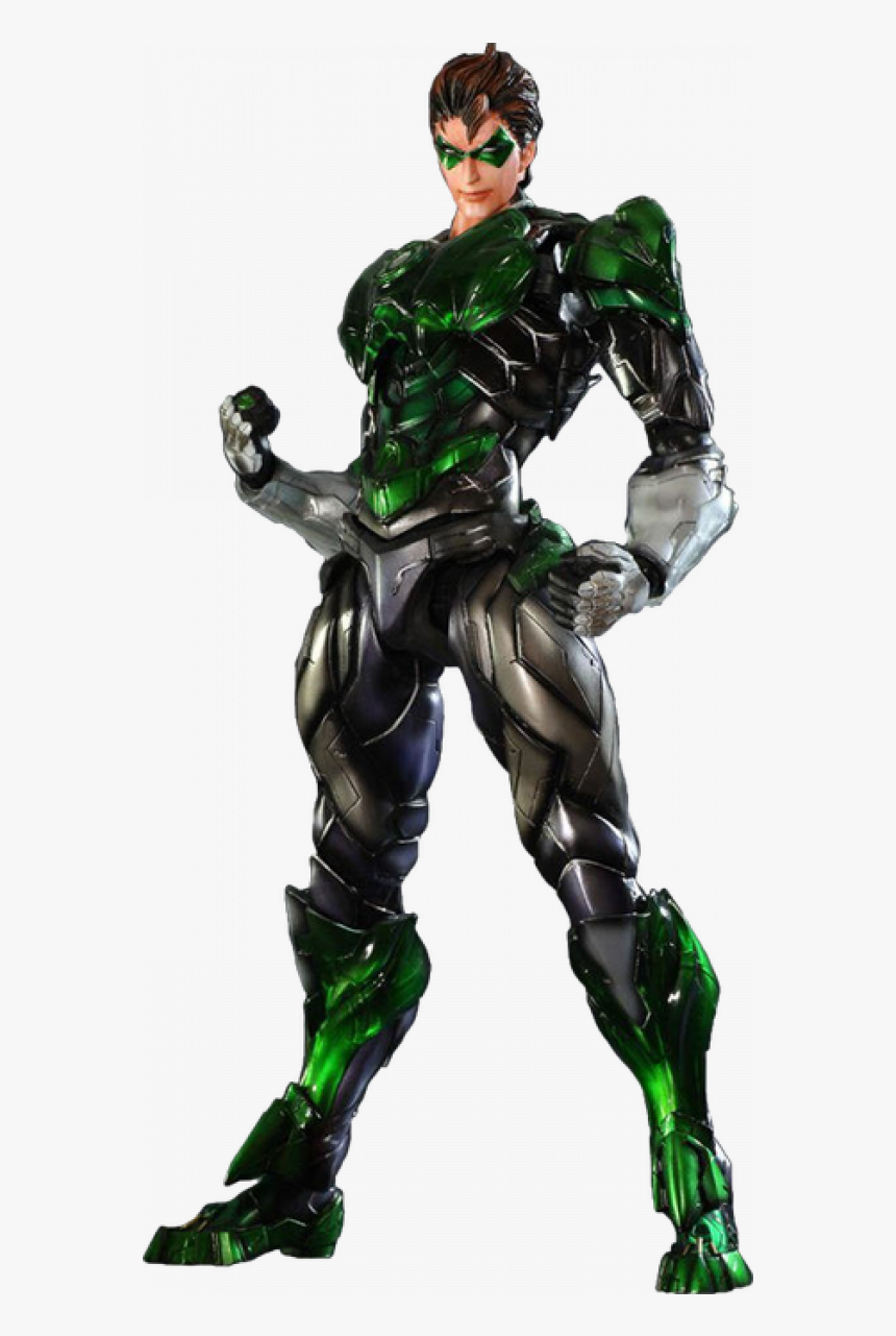 Green Lantern Variant Play Arts Figure - Variant Green Lantern Figure, HD Png Download, Free Download