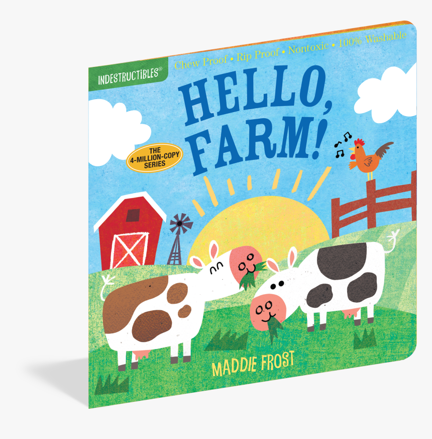 Indestructibles Baby Books - Hello Farm Book, HD Png Download, Free Download