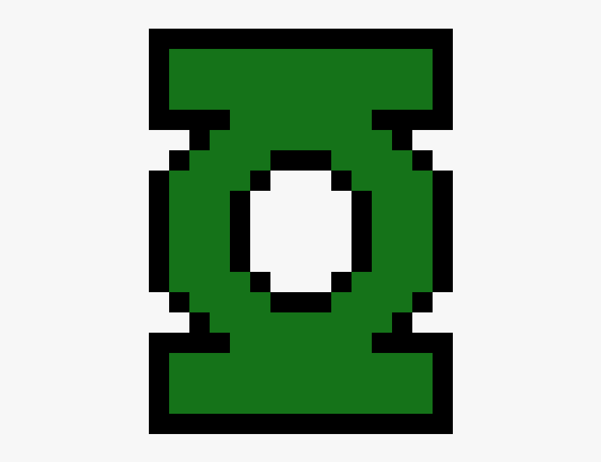 Green Lantern Ring Pixel Art, HD Png Download, Free Download