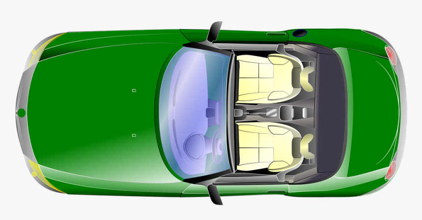 Cartoon Car Top View , Transparent Cartoons, HD Png Download, Free Download