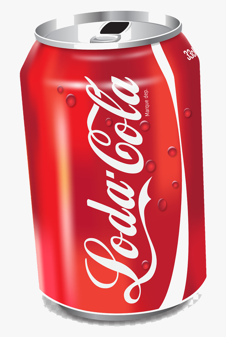 Soda Can Drink Beer Food Transparent Image Clipart - Coca Cola, HD Png Download, Free Download