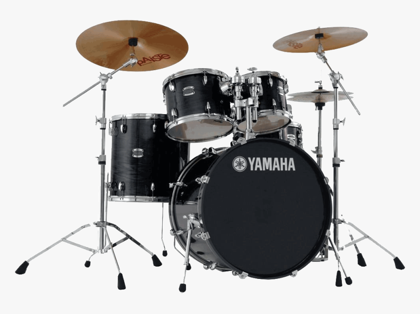 Yamaha Drum Png Background Image - Yamaha Stage Custom Birch Standard 5 Piece Raven Black, Transparent Png, Free Download