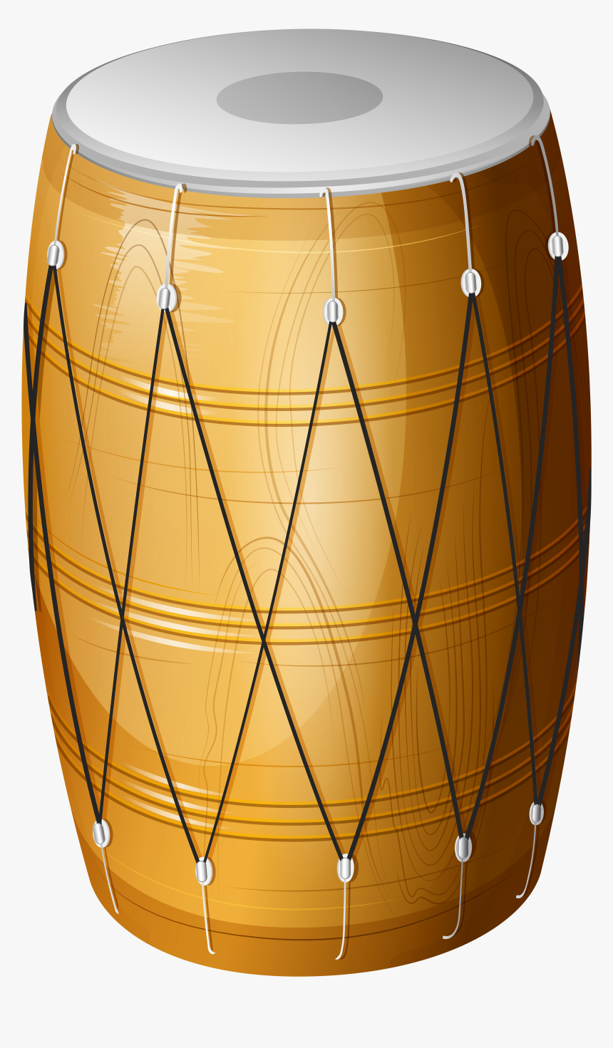 Drums Clipart Sound Source - Dholak Png, Transparent Png, Free Download