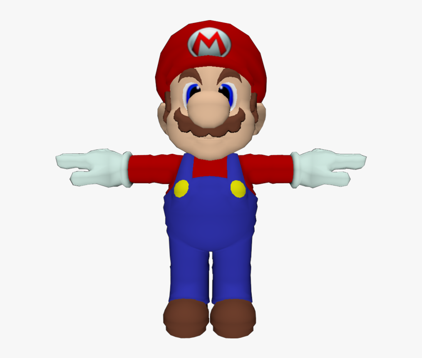 Download Zip Archive - Mario Unused Model, HD Png Download, Free Download