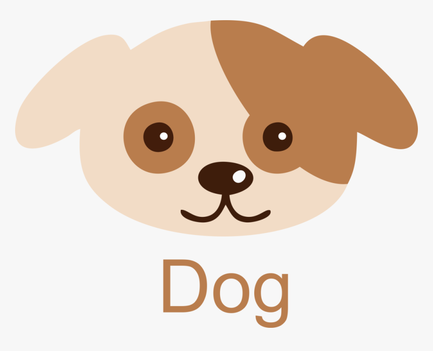 Transparent Dog Face Png - Animal Face Clipart Dog, Png Download, Free Download