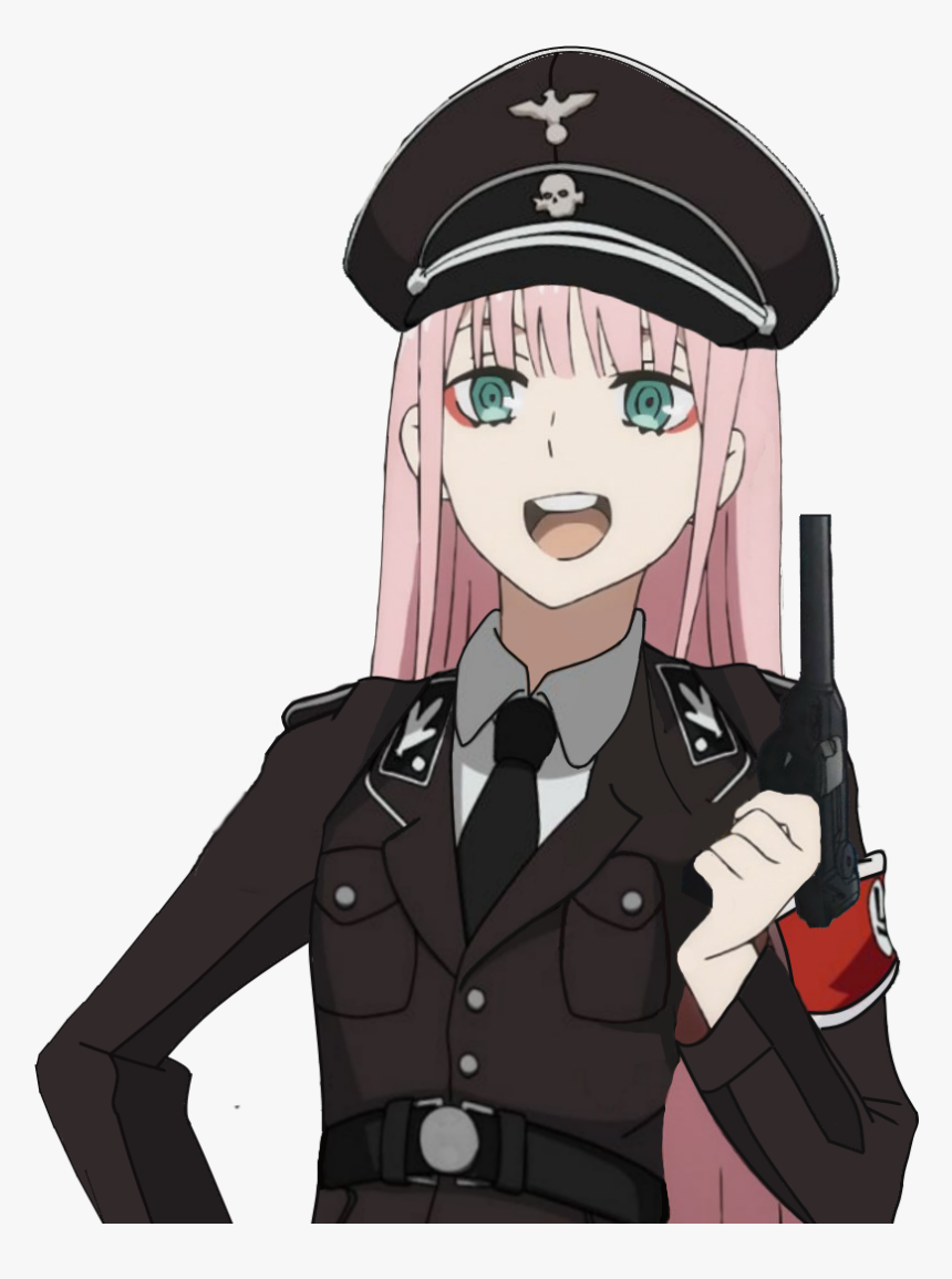 Transparent Military Leader Clipart Darling In The Franxx Zero Two Nazi Hd Png Download Kindpng - roblox hitler hat