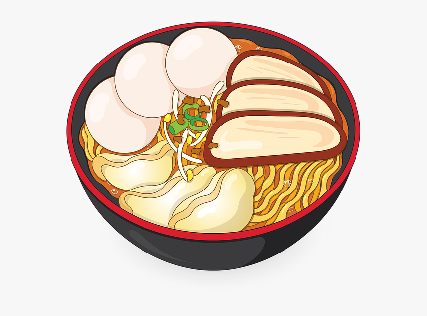 Ramen, Noodles, Noodle, Bowl, Gyoza, Cha, Pork, Meat - Bowl Of Ramen Png, Transparent Png, Free Download