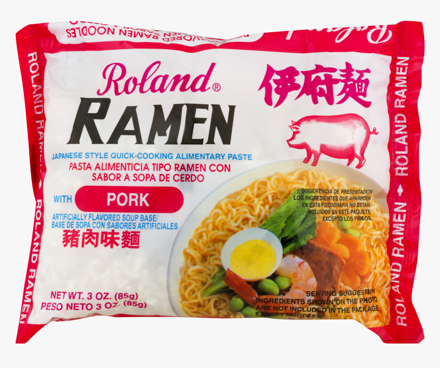 Roland Pork Ramen Noodles, - Roland Crab Ramen, HD Png Download, Free Download