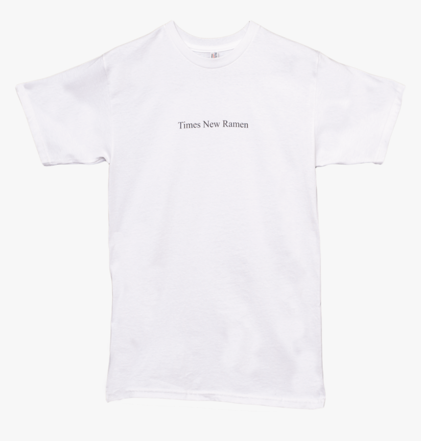 Times New Ramen White - Plain White Dri Fit Shirt, HD Png Download, Free Download