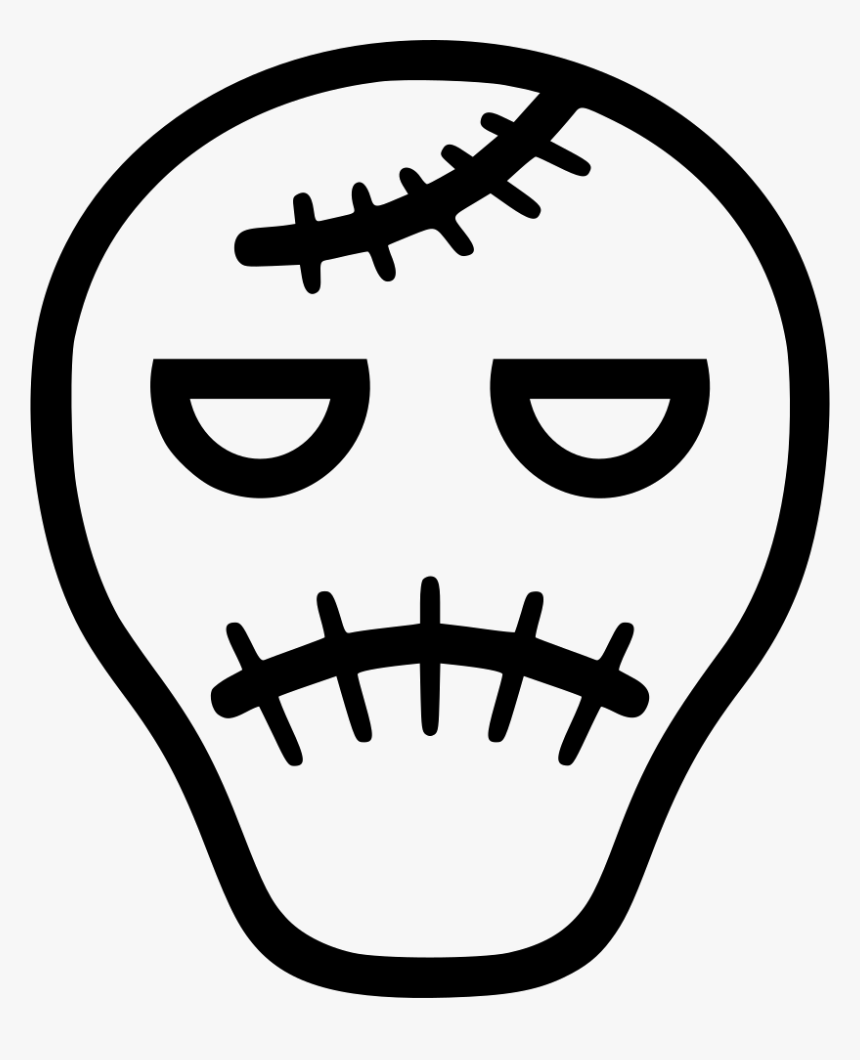 Frankenstein - Frankenstein Cartoon Face Png, Transparent Png, Free Download