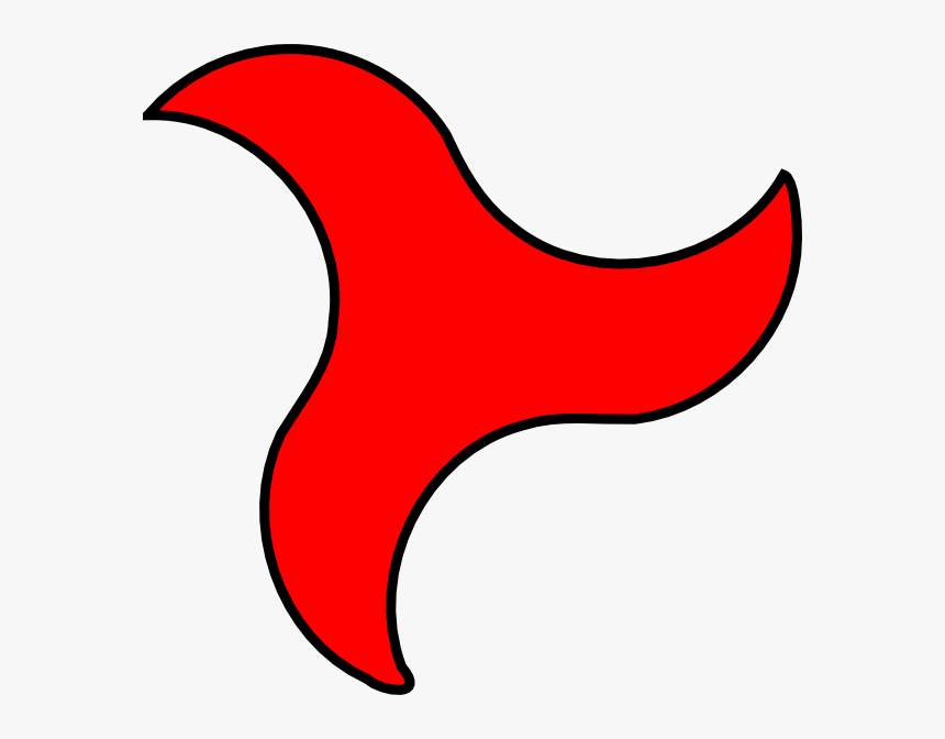 Red Ninja Star Png, Transparent Png, Free Download
