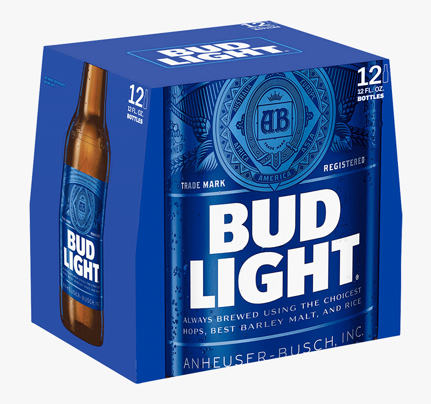 Bud Light 12 Bottles, HD Png Download, Free Download