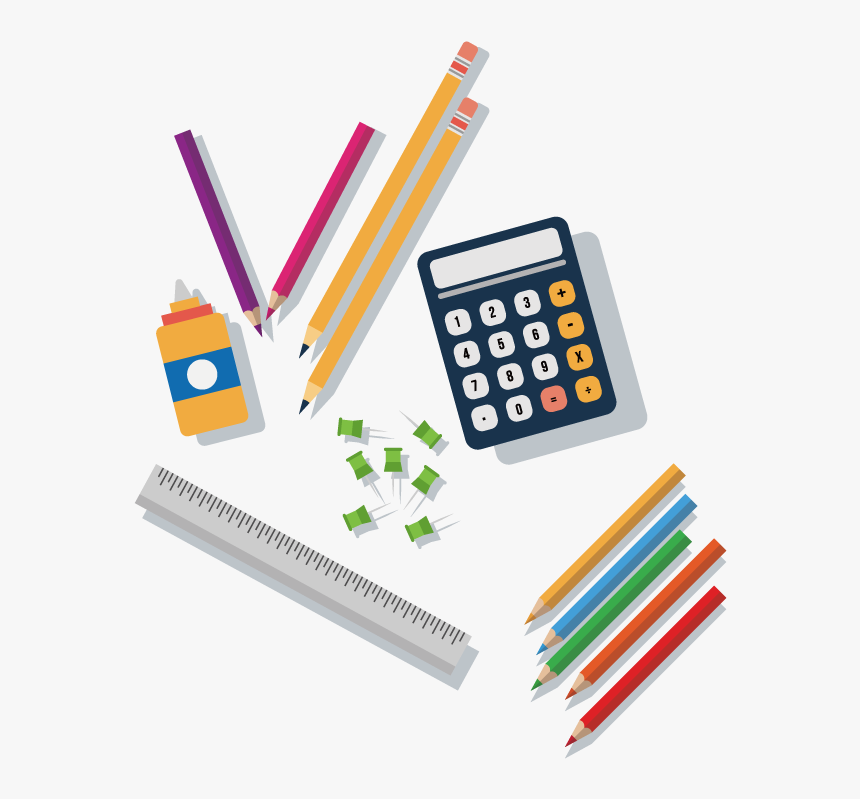 School Supplies Png - School Supplies Stationery Png, Transparent Png, Free Download