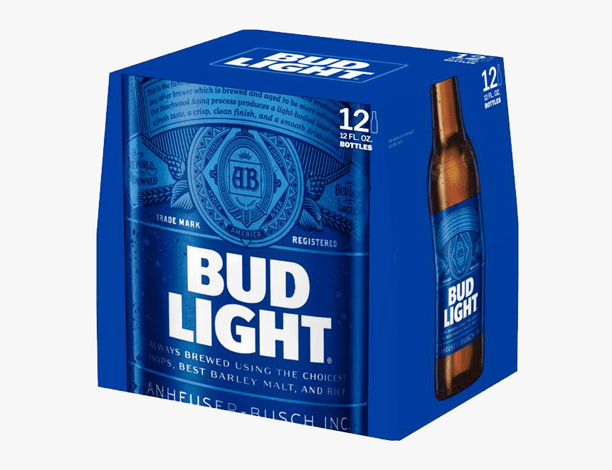 Bud Light 12 Pack 12 Oz Bottles, HD Png Download, Free Download