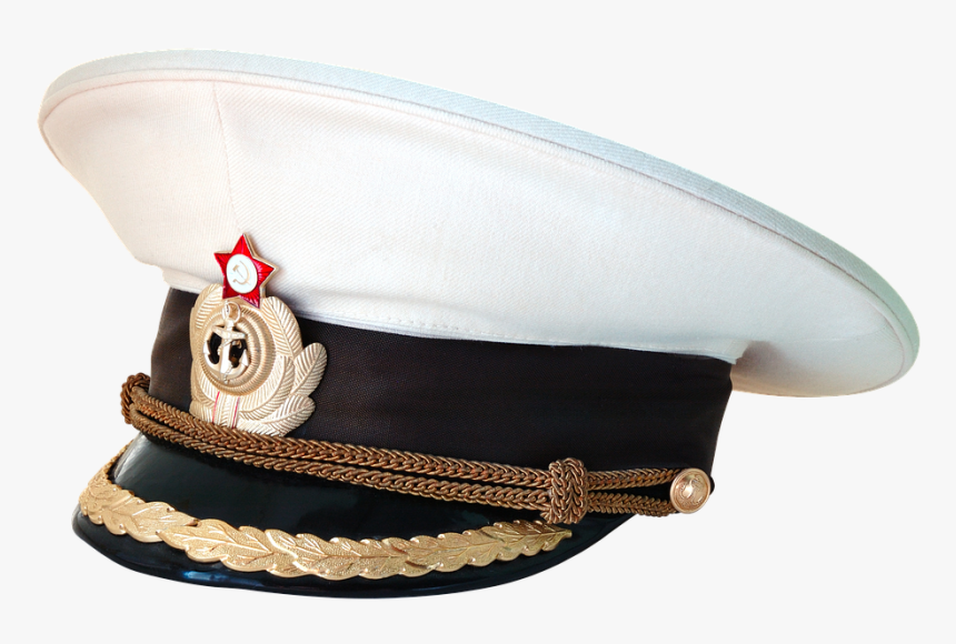 Cap, Captain, Navy, Russian Navy, Officer - Indian Navy Cap Image Download, HD Png Download, Free Download