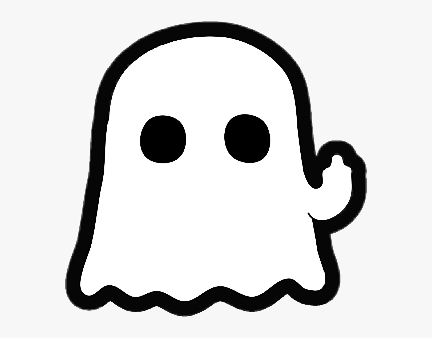 Transparent Cute Ghost Png - Middle Finger Cute Png, Png Download - kindpng...