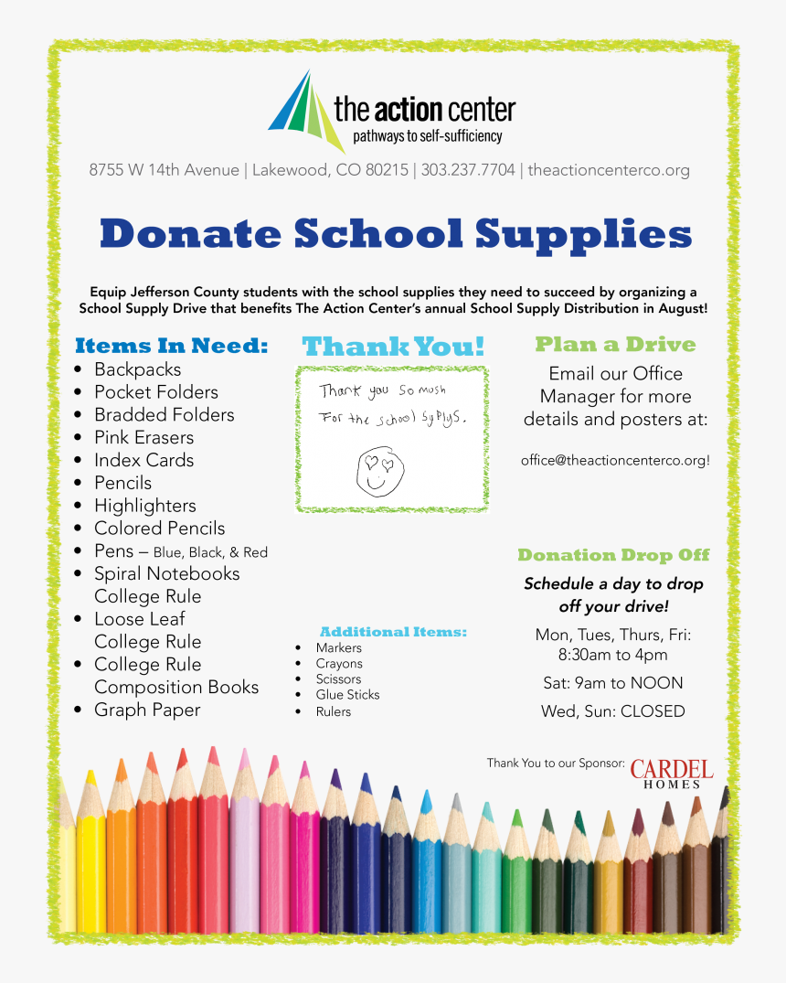 For Volunteer Opportunities, Please Email - Transparent Background Colored Pencils Png, Png Download, Free Download