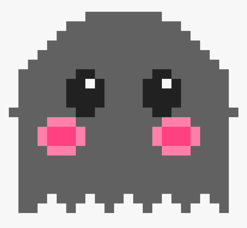 Ideas Pixilart Cute Ghost Pixel Artanonymous Combination - Pac Man Spunky, HD Png Download, Free Download