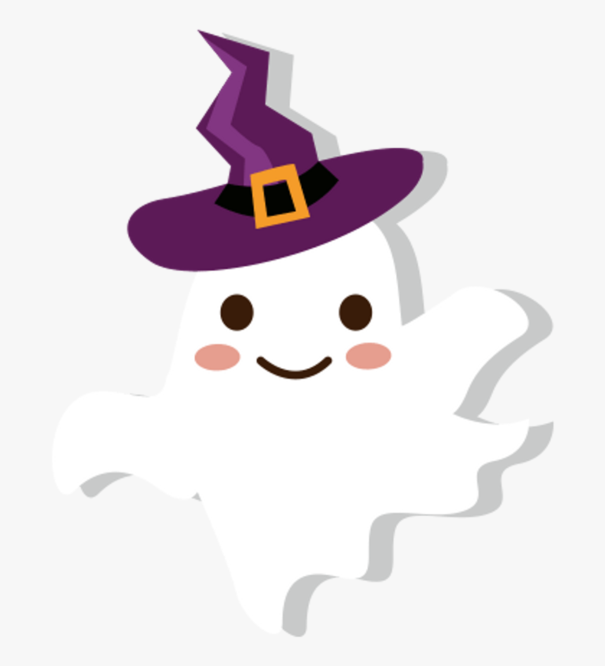 Witch Clipart Ghost - Cute Witch Hat Clipart, HD Png Download, Free Download