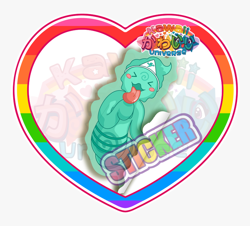 Cute Ghost Obake Sticker - Kawaii Strawberry Cute Kawaii Strawberry Stickers, HD Png Download, Free Download
