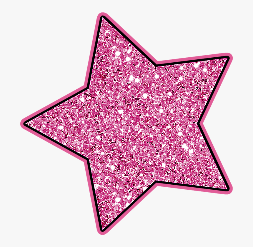 Transparent Sparkles Emoji Png - Glitter Star Clipart, Png Download, Free Download