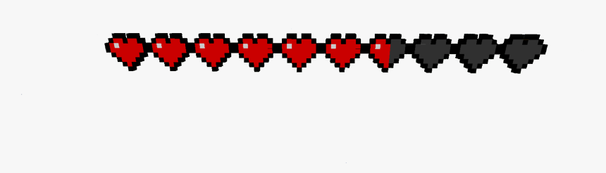 #healthbar #gaming #gamer #videogames #minecraft #freetoedit - Transparent Minecraft Health Bar Png, Png Download, Free Download