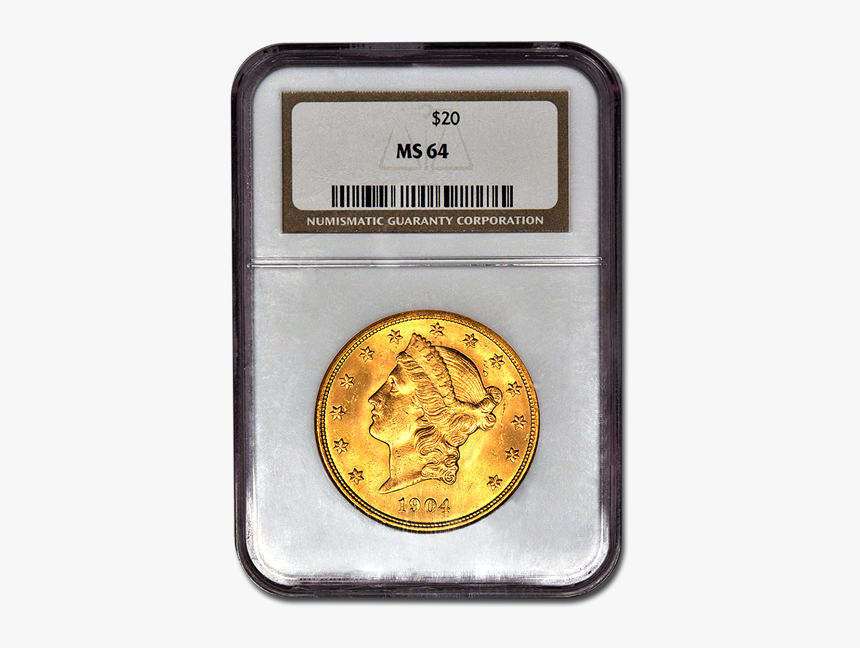Picture Of $20 Liberty Gold Coins Ms - Gold Coins For Sale, HD Png Download, Free Download