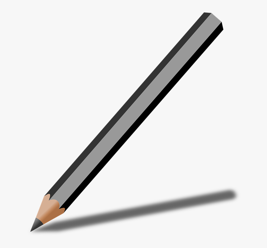 Crayon, Edit, Pencil, Write, Writing, Sharp, Pen - Graphite Pencil Vector, HD Png Download, Free Download