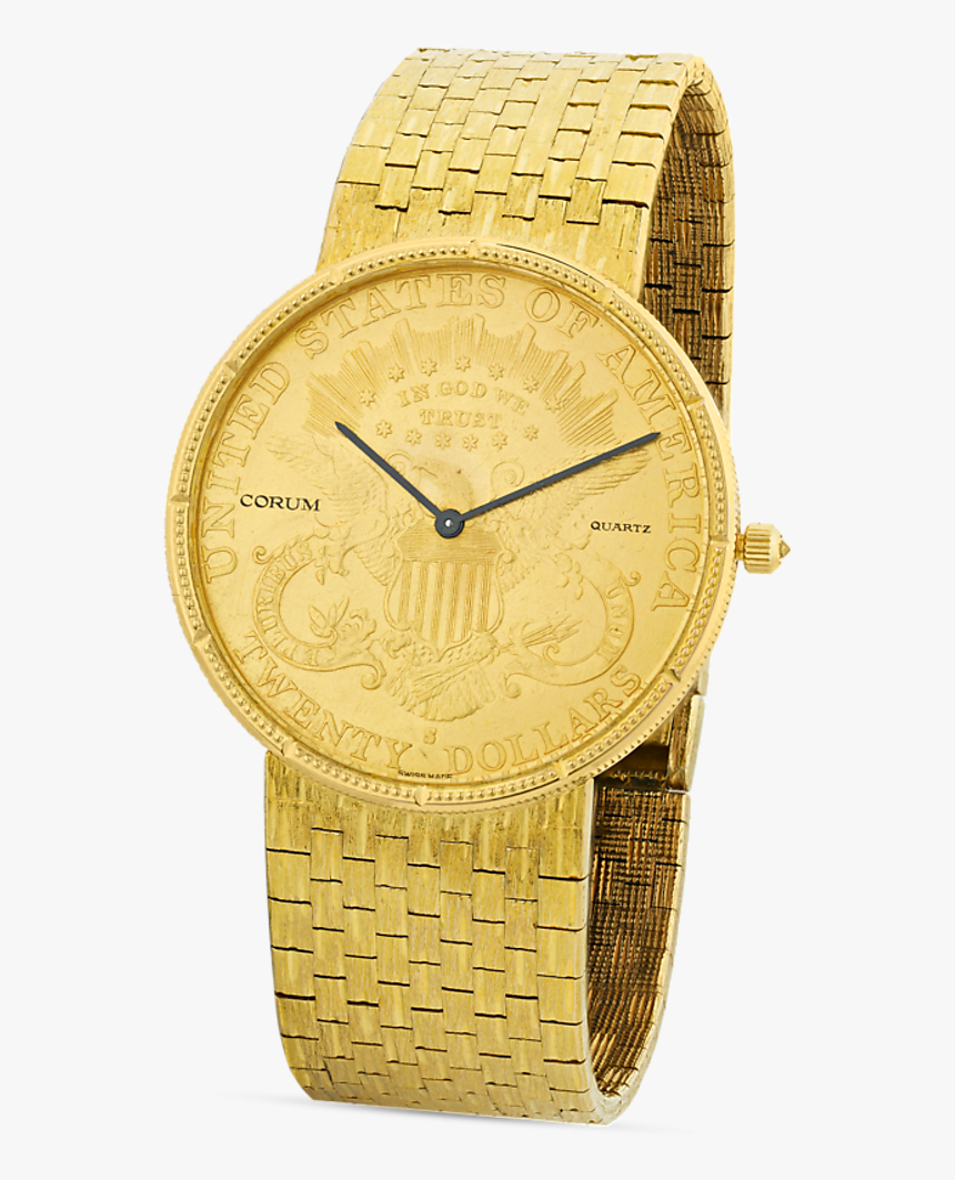 Corum Double Eagle Gold Coin Watch, HD Png Download, Free Download