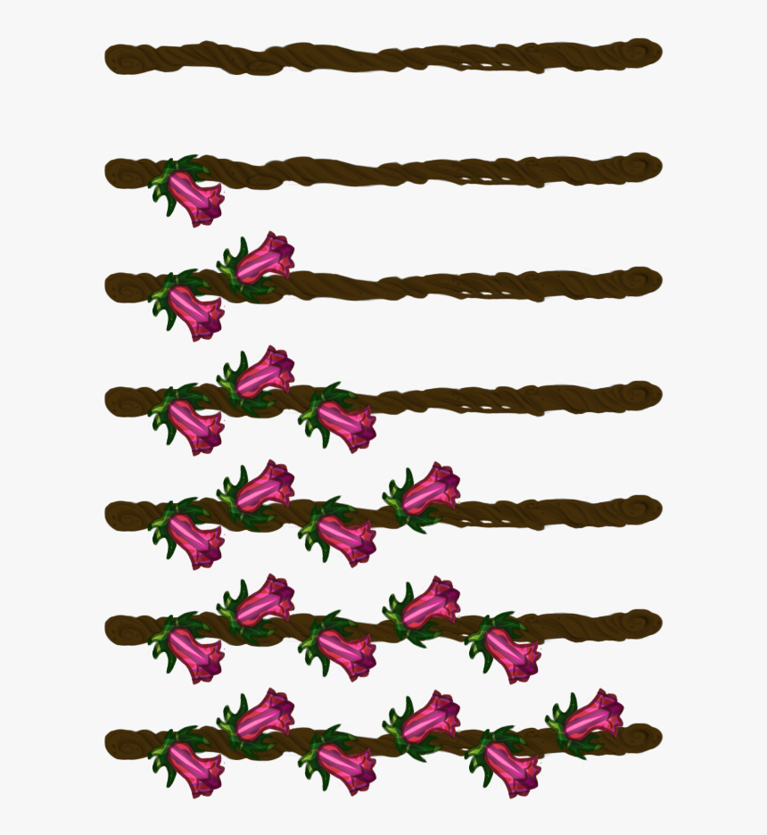 Dryad Flower Lifebars - Carmine, HD Png Download, Free Download