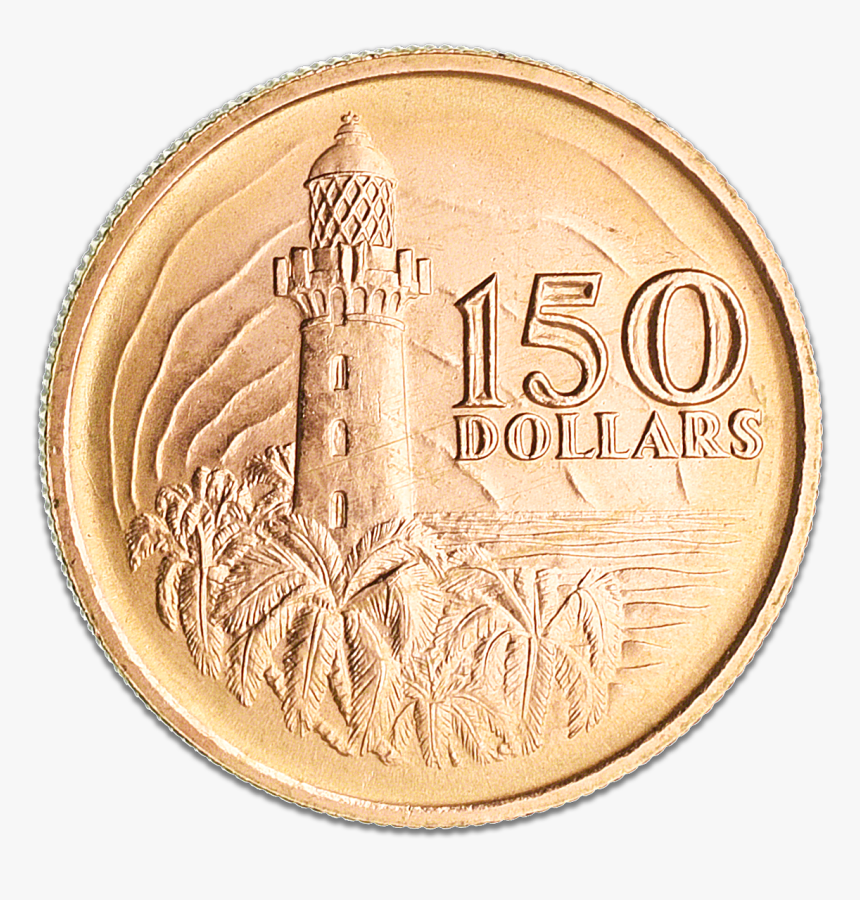 Singapore 150th Anniversary Commemorative Coin - 1969 Singapore 150 Dollars, HD Png Download, Free Download