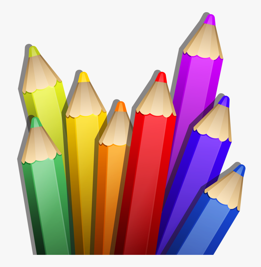 Craft Clipart Crayon - Pencil Colour Clip Art, HD Png Download, Free Download