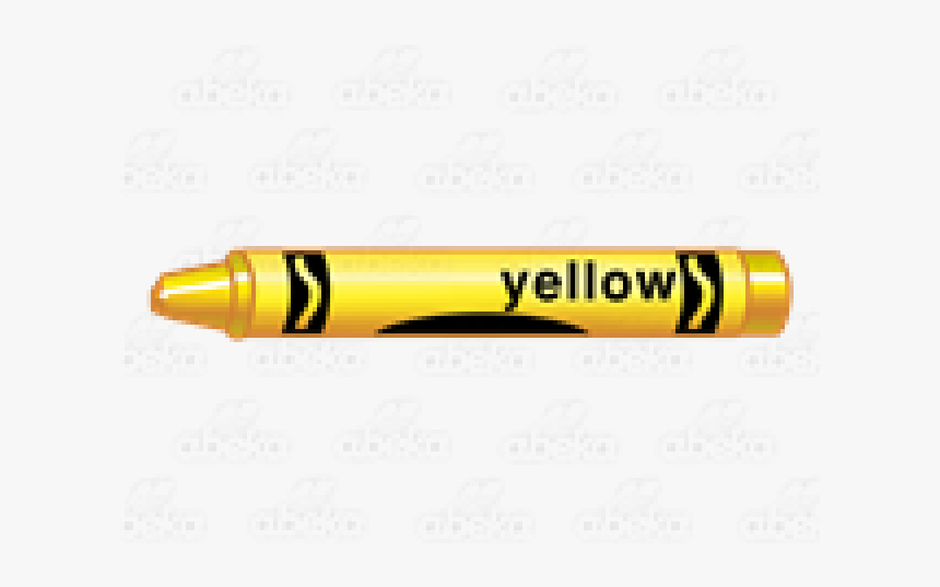 Crayon Clipart Yellow Crayon - Yellow Crayon Transparent Background, HD Png Download, Free Download