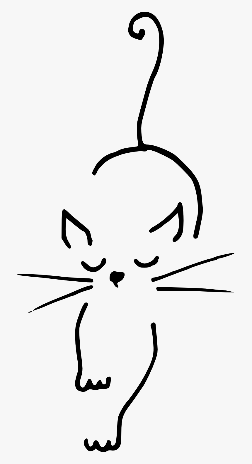 Cute Cat Drawings Png, Transparent Png, Free Download