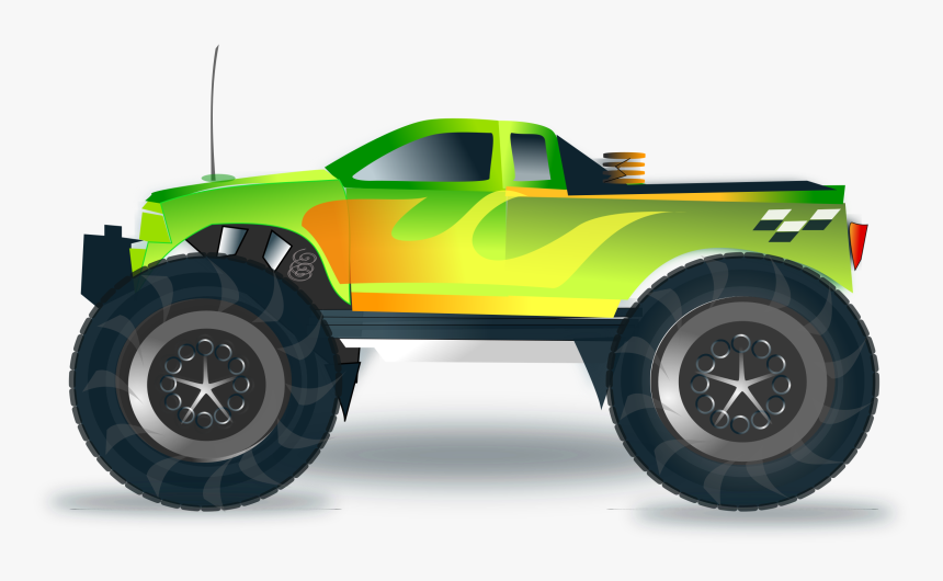 Clipart Monster Truck Png, Transparent Png, Free Download